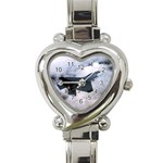 LOCKHEED MARTIN X-35, Joint Strike Fighter Heart Italian Charm Watch