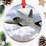 F A-22 Raptor Ornament (Round)