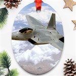 F A-22 Raptor Ornament (Oval)