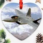 F A-22 Raptor Ornament (Heart)