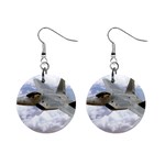 F A-22 Raptor 1  Button Earrings