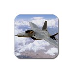 F A-22 Raptor Rubber Coaster (Square)