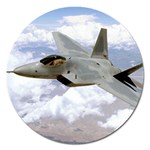 F A-22 Raptor Magnet 5  (Round)