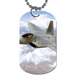 F A-22 Raptor Dog Tag (One Side)