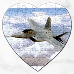 F A-22 Raptor Jigsaw Puzzle (Heart)