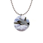 F A-22 Raptor 1  Button Necklace