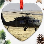 UH-60 Blackhawk helicopter Ornament (Heart)