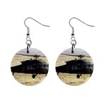 UH-60 Blackhawk 1  Button Earrings