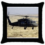 UH-60 Blackhawk Throw Pillow Case (Black)