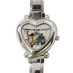 HH-60G Pave Hawk Heart Italian Charm Watch