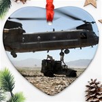 CH-47 Chinook helicopter Ornament (Heart)