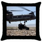 CH-47 Chinook Throw Pillow Case (Black)