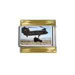 CH-47 Chinook Gold Trim Italian Charm (9mm)