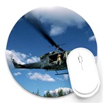 UH-1N Huey Round Mousepad