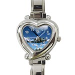 UH-1N Huey Heart Italian Charm Watch