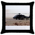 UH-60 Blackhawk 2 Throw Pillow Case (Black)