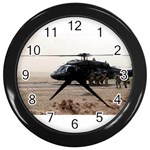 UH-60 Blackhawk 2 Wall Clock (Black)