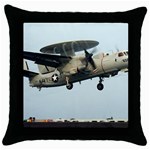 E-2C Hawkeye Throw Pillow Case (Black)