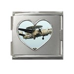 E-2C Hawkeye Mega Link Heart Italian Charm (18mm)