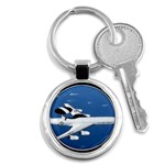 E-3 Sentry Key Chain (Round)