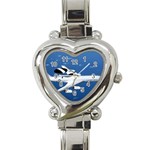 E-3 Sentry Heart Italian Charm Watch