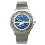 E-3 Sentry Stainless Steel Watch