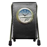 RC-135U Combat Sent Pen Holder Desk Clock