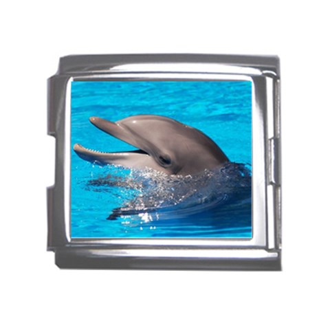 Dolphin Mega Link Italian Charm (18mm) from UrbanLoad.com Front