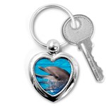 Dolphin Key Chain (Heart)