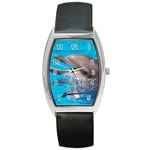 Dolphin Barrel Style Metal Watch