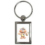 Cat Doctor Key Chain (Rectangle)