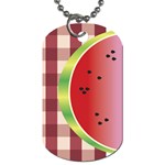 Water Melon Dog Tag (One Side)