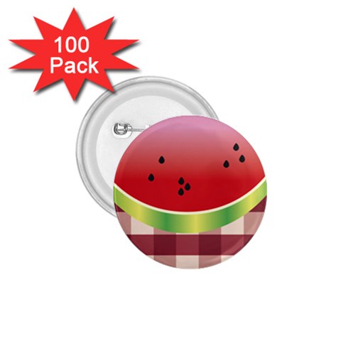 Water Melon 1.75  Button (100 pack)  from UrbanLoad.com Front