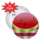 Water Melon 2.25  Button (10 pack)