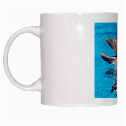 Dolphin White Mug from UrbanLoad.com Left
