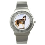 Siberian Husky Dog Stainless Steel Watch