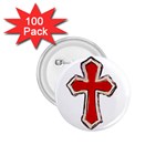 christian_clipart_cross 1.75  Button (100 pack) 