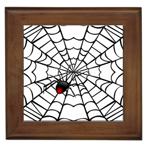 spiderweb 2 Framed Tile from UrbanLoad.com Front