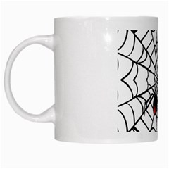 spiderweb 2 White Mug from UrbanLoad.com Left