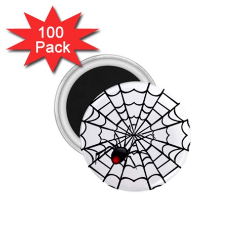 spiderweb 2 1.75  Magnet (100 pack)  from UrbanLoad.com Front