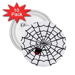 spiderweb 2 2.25  Button (10 pack)