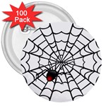 spiderweb 2 3  Button (100 pack)