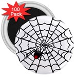 spiderweb 2 3  Magnet (100 pack)