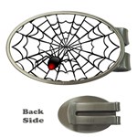 spiderweb 2 Money Clip (Oval)