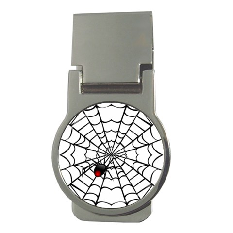 spiderweb 2 Money Clip (Round) from UrbanLoad.com Front