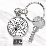 spiderweb 2 Nail Clippers Key Chain