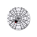 spiderweb 2 Rubber Round Coaster (4 pack)