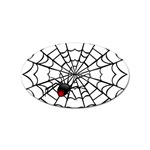 spiderweb 2 Sticker (Oval)