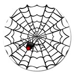 spiderweb 2 Magnet 5  (Round)