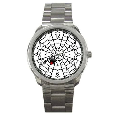 spiderweb 2 Sport Metal Watch from UrbanLoad.com Front